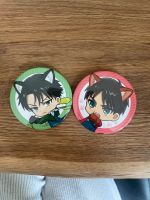 Eren Jäger und Levi Ackerman Buttons Attack on Titan Düsseldorf - Bilk Vorschau