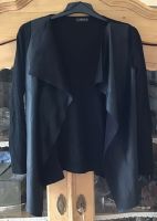 ZARA Jacke mit Kunstleder Gr. M 36/38 Schwarz Nordrhein-Westfalen - Langenfeld Vorschau