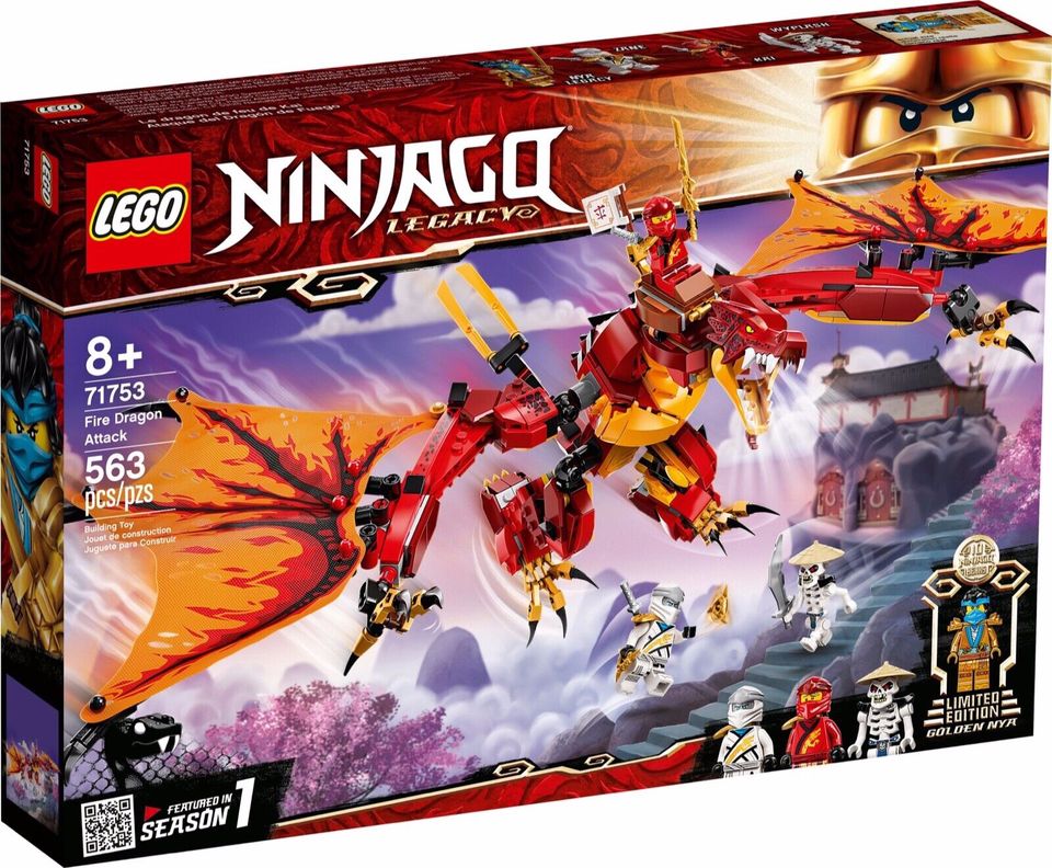 LEGO® Ninjago 71753 Kais Feuerdrache NEU OVP in Delbrück