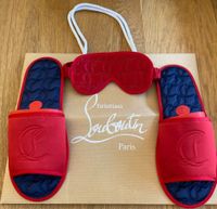 Christian Louboutin Red Silk Slippers One Size and Sleep Mask Set Baden-Württemberg - Gaggenau Vorschau