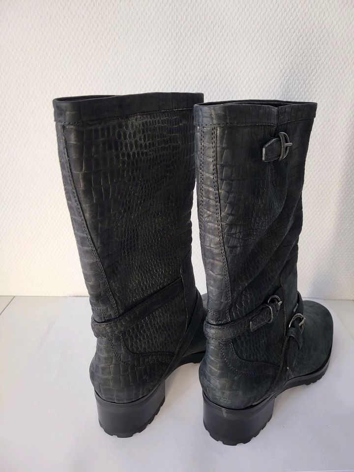 NP 450€ Donna Karan von New York GR 41 Stiefel Damenschuh Damen weihnachten Geschenk Versand Händler Echt Neuw in Igel