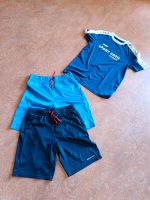 2 kurze Sporthosen Hosen blau Neu, Shirt gebe ich mit dazu Bayern - Dingolshausen Vorschau