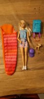 Barbie mit Rucksack , Schlafsack etc . Thüringen - Gera Vorschau