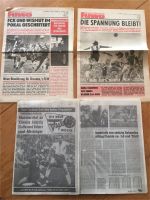 Fuwo / Fußballwoche 1976 + 1977  + CHEMIE LEIPZIG 1964 (DDR) Leipzig - Engelsdorf Vorschau