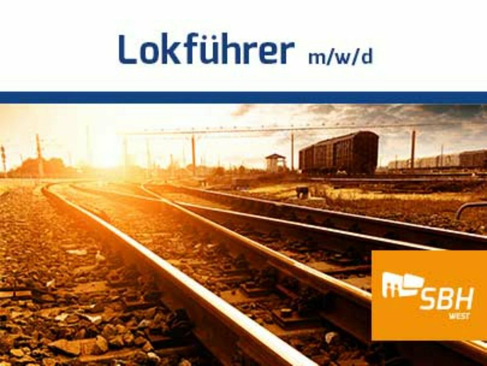 Krefeld: Ausbildung zum Lokführer mit Jobgarantie m/w/d in Krefeld