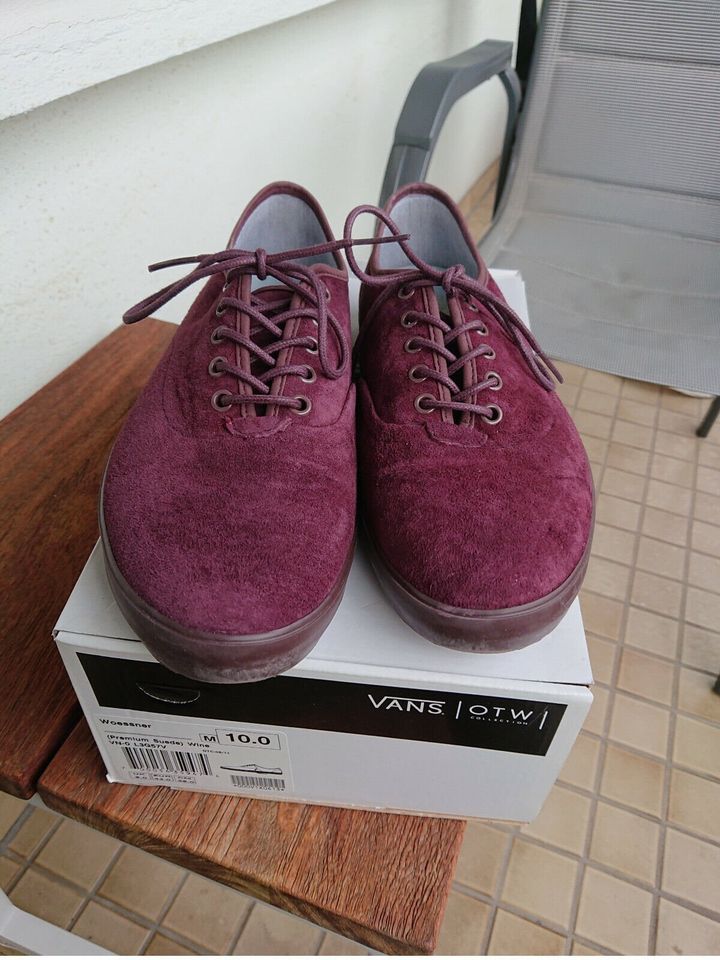 VANS Off The Wall OTW Collection, Premium Suede (Wildleder) Wine, in Köln