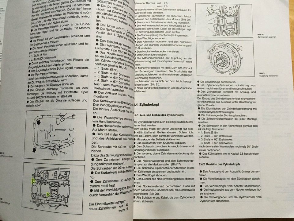 Reparaturanleitung Opel Omega ab September 1986 Fahrzeugtechnik in Großhansdorf