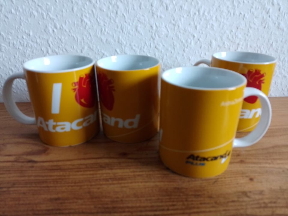 Kaffee-Becher Werbung AstraZeneca in Bremen