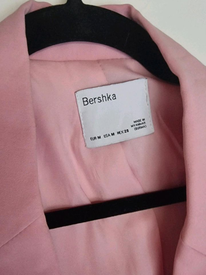 Oversize Blazer rosa pink Bershka Gr M 36 38 Köpfe in Bielefeld