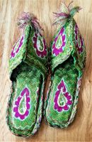 Orientalische Hausschuhe, "Aladin"Slipper, Usbekistan, Handarbeit Niedersachsen - Handeloh Vorschau