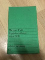 Kapitalismustheorie in der DDR Buch Margaret Wirth Suhrkamp Kapit Berlin - Schöneberg Vorschau