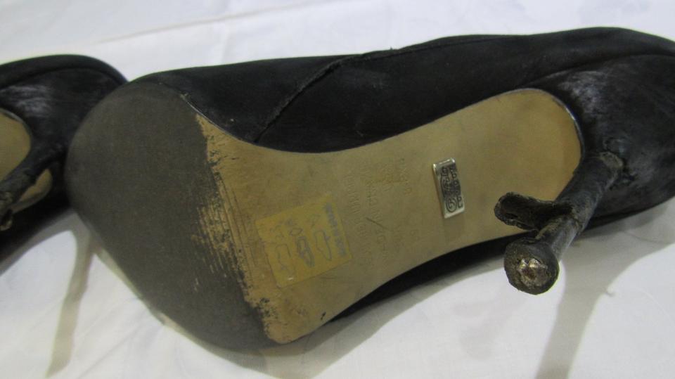 Buffalo London Stiletto High Heels Stiefeletten getragen in Brandis
