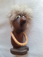 Teak Holz Figur Männchen Mid Century Deko Vintage Danish Optimist Kiel - Schreventeich-Hasseldieksdamm Vorschau