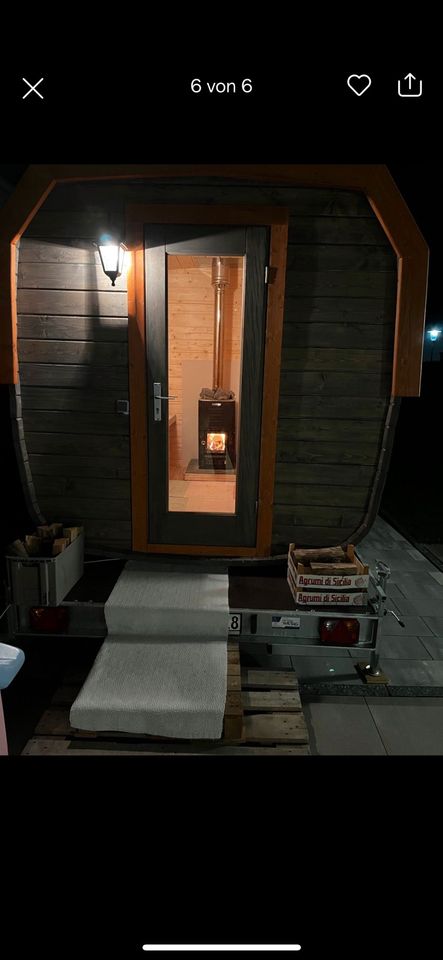 Fasssauna, Quadro Sauna, Gartensauna Mobil in Deißlingen