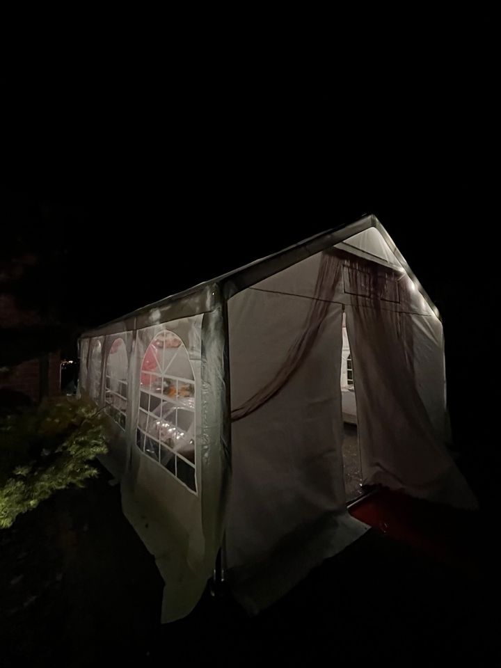 VERMIETUNG Partyzelt Zelt Pavillon leihen PVC V 8x4m oder 5x10m in Centrum