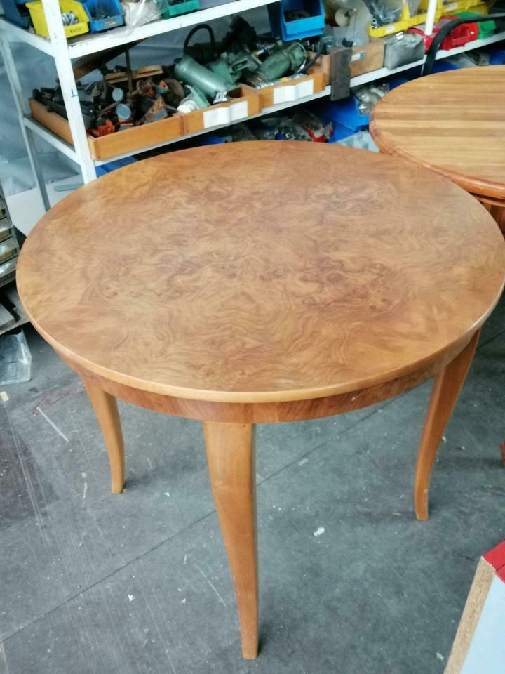 Tisch Holz Vintage 800mm Durchmesser braun in Engen