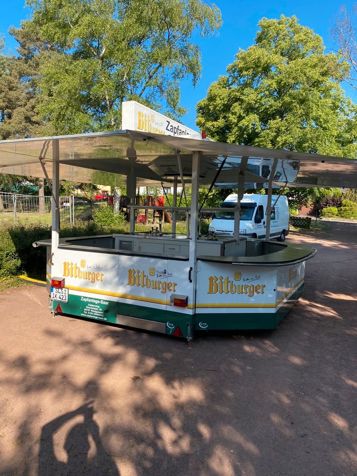 Bierstand Ausschankwagen Zapfanlage Bierwagen in Wadgassen