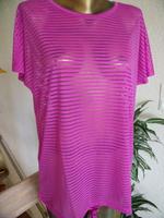 Janina  Sporttop  Laufshirt, Kurzarm lila pink semitransparente S Sachsen - Glauchau Vorschau