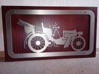 Metall Wandbild Relief Auto auf Holz Metall-Holzbild Baden-Württemberg - Besigheim Vorschau