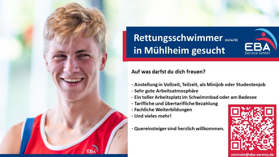 Rettungsschwimmer (m/w/d) in Mühlheim gesucht in Mühlheim am Main