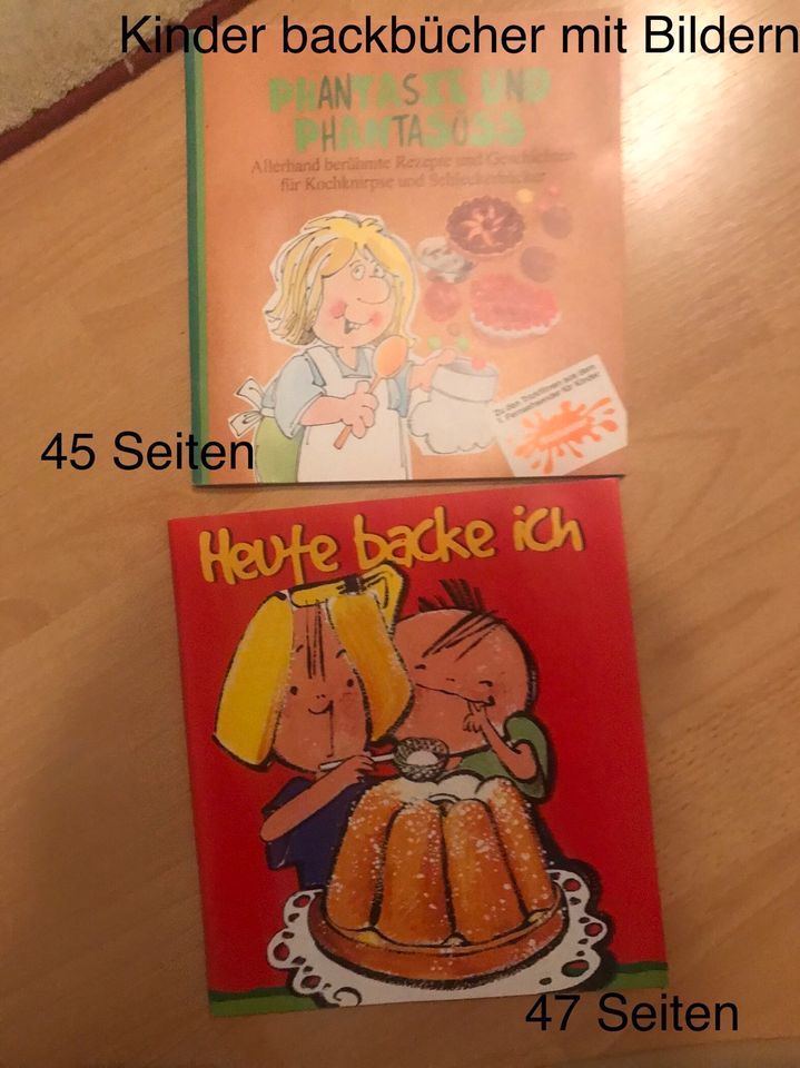 2 Kinder backbücher backbuch Kinderbücher Rezeptbücher in Rüsselsheim