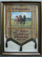 125 Jahre Münchener Oktoberfest Pferderennen Fahne 1935 München Nordrhein-Westfalen - Bergisch Gladbach Vorschau