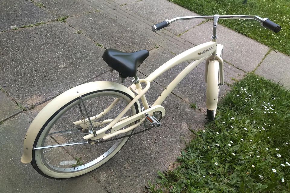 Schicker Beach Cruiser von Velor in seltenen beige Fahrrad in Dresden