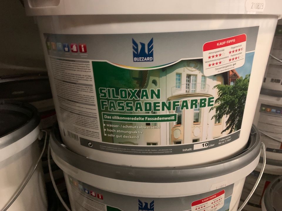 Buzzard Siloxan-Fassadenfarbe Weiß 10Liter/68€ in Wermelskirchen