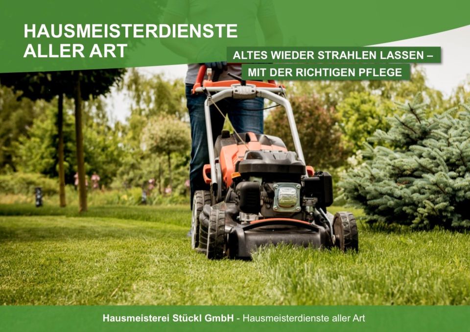 Hausmeisterei Stückl sucht Vollzeithausmeister m/w/d in München in München