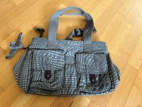 Kipling Handtasche grau 40x25 cm grau gemustert Hamburg-Nord - Hamburg Winterhude Vorschau