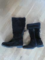 Hohe schwarze Wildleder-Stiefel von Caprice Nordrhein-Westfalen - Siegen Vorschau