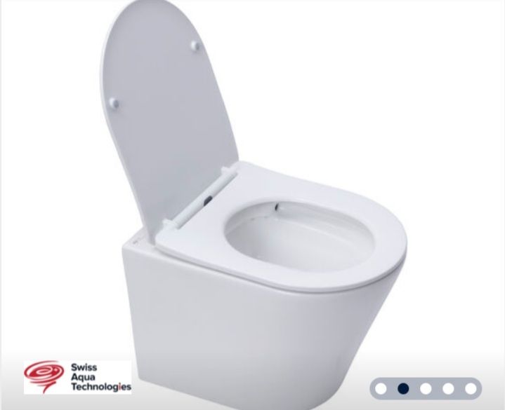 Neue Toilettenschüssel randlos Swiss Aqua Technologies in Syke