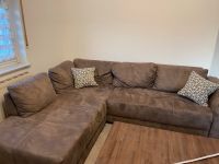 Braunes Sofa mit Schlaffunktion aufgrund Umzug zu verkaufen Niedersachsen - Nienburg (Weser) Vorschau