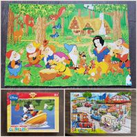 Set mit 3 Puzzle je 60 Teile (Mickey, Schneewittchen, Rasthof) Dresden - Leubnitz-Neuostra Vorschau