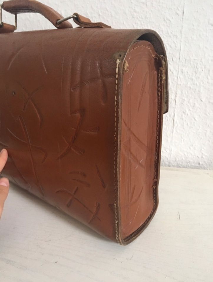 Retro Leder Tasche in Frankfurt am Main