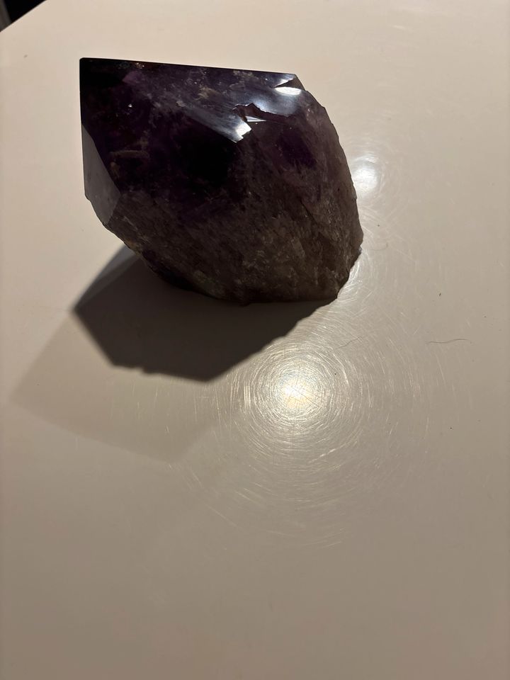 Großer dunkler Amethyst / Ametrin-Kristall aus Bolivien in Werneuchen