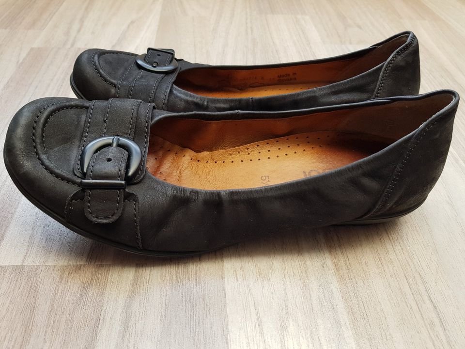 Gabor Ballerinas schwarz Gr. 5,5/39 in Springe