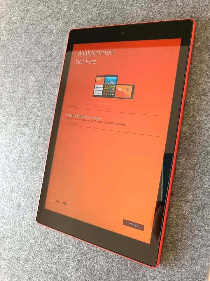 Tablet Amazon Fire HD 10 7. Generation rot in Nürnberg (Mittelfr)