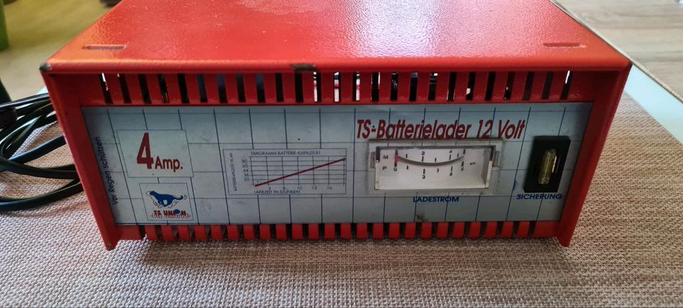 TS-Batterielader ABSAAR 4A 12V Werkstattladegerät Kfz Ladegerät in