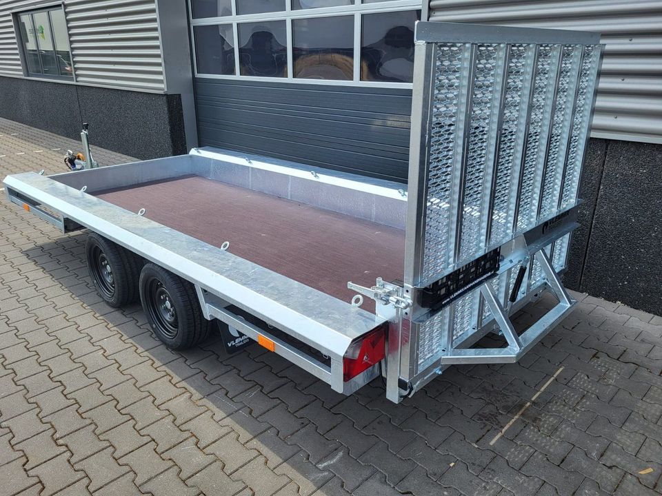 Maschinentransporter 4,00 x 1,80 m 3500 kg Vlemmix Baggeranhänger in Zülpich