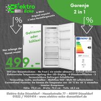 XXL Gefrierschrank oder Kühlschrank 2-in 1 - 70cm breit -  NoFrost 384 Liter Multi-Flow Gorenje A-Ware Düsseldorf - Benrath Vorschau