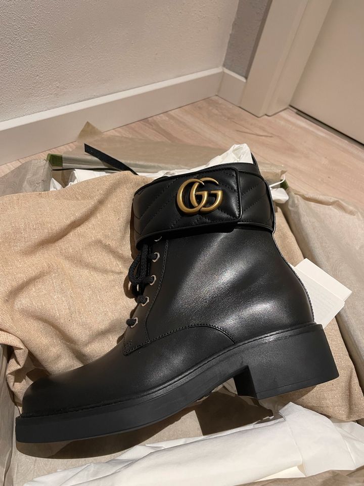 Gucci Stiefelette Stiefel boots 37 schwarz neu in Altenkirchen