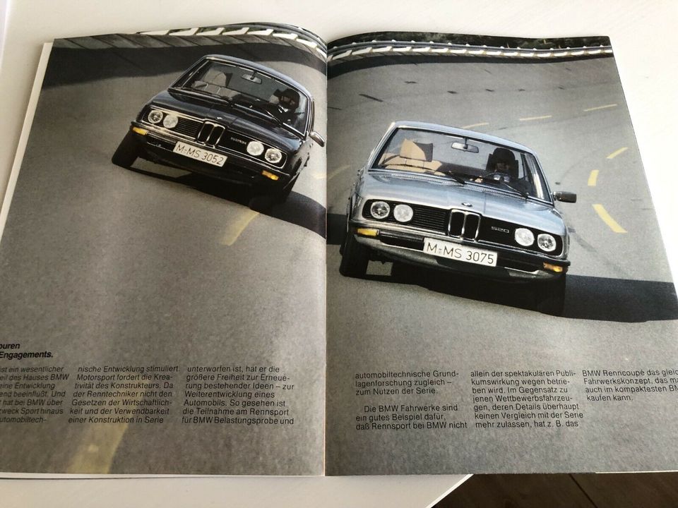 BMW e28 518 520 525 528i Prospekt Broschüre 1978 - neuwertig in Hamburg