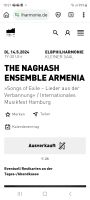 Nagash Ensemble, 3 Karten a 25 Euro. Hamburg-Nord - Hamburg Winterhude Vorschau