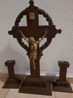 Holzkreuz - Kreuz mit Kerzenhaltern Nordrhein-Westfalen - Würselen Vorschau