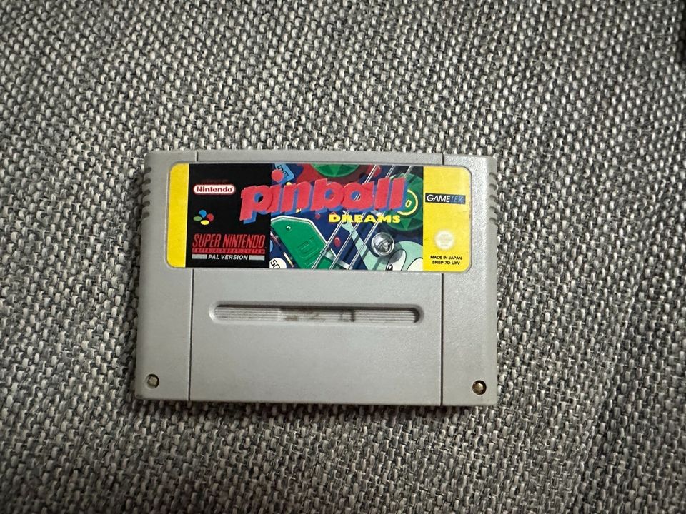 Super Nintendo spiel Pinball Dreams in Erlangen