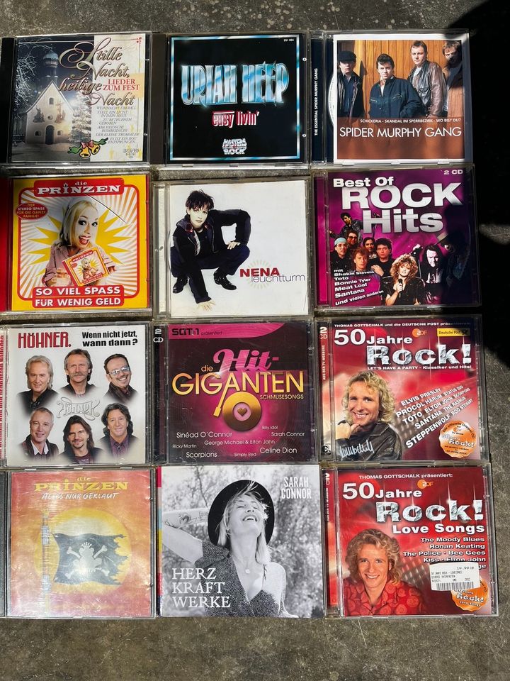 12 CDs CD s Rock Pop SEHR GUTER Zustand Raucher in Eckernförde