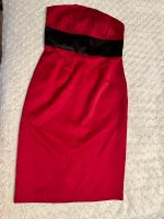 Neu Satin Kleid rot schwarz schulterfrei Gr M Kr. München - Aschheim Vorschau