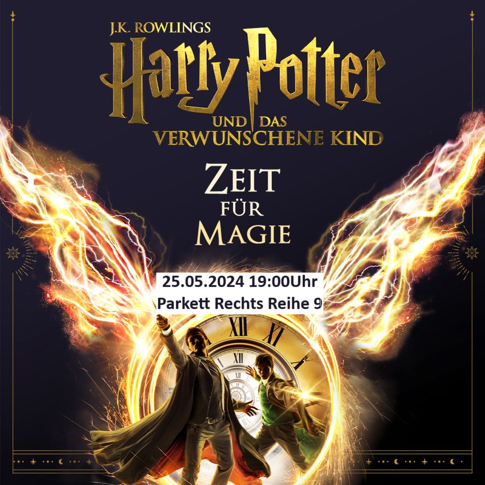 21% RABATT! 2xReihe 9 Harry Potter & das verwunschene Kind 25.05. in Rostock