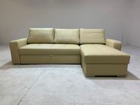 Ecksofa Kunstleder beige Bettfunktion Bettkasten 270x159x90 cm Bielefeld - Bielefeld (Innenstadt) Vorschau